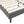 BIKAHOM Upholstered Platform Bed with Button Tufted Headboard, King, Dark Grey