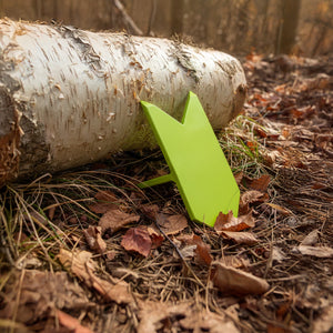 Timber Tuff TMW-61 Secure Hold Compact Log Dog Pair with Attached Rope, Green - TRAPSKI