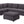 Cassia - 7 Seat Reversible Modular Sectional Sofa With Ottoman