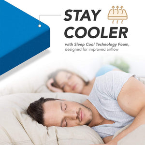 Dynasty Mattress 14.5 inch CoolBreeze Plush Gel Memory Foam Mattress Bed, King Size