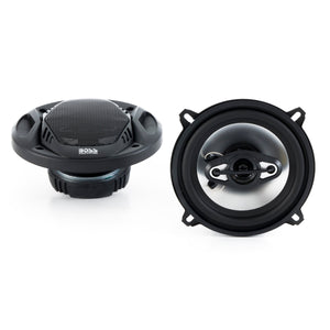 BOSS NX524 5.25" 300W 4-Way Car Audio Coaxial Speakers Stereo Black 4 Ohm - TRAPSKI
