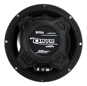 BOSS Audio NX654 Onyx 6.5" 400W 4-Way 4-Ohm Car Audio Coaxial Speaker Set, Pair - TRAPSKI