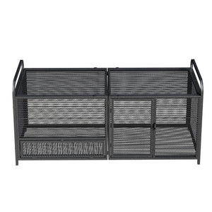 Chicken Cage, Poultry Breeding Coop - Black / Silver