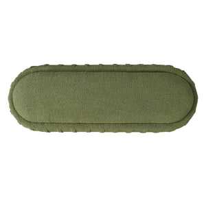 Upholstered Ottoman, Oval Shape