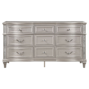 Katerina - 9 Drawer Dresser With Removable Jewelry Tray - Oak