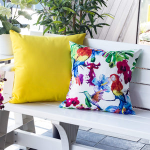 Tropical Parrot Outdoor & Indoor Pillow Set of 2