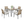 All Weather 5-Piece Patio Dining Table Set