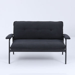 Modern Metal Frame Sofa With Sponge Filling For Compact Spaces And Versatile Use