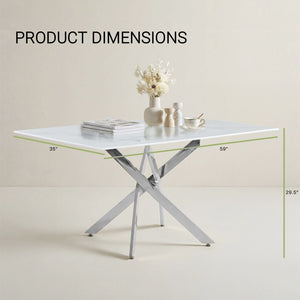 Modern Rectangular Table For Dining Room