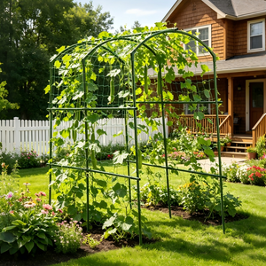 Heavy Duty 20mm Large Diameter Metal Cucumber & Loofah Trellis