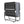 Twin Extra Long Folding Bed For Tall People, Heavy-Duty Rollaway Guest With Memory Foam Mattress - Black