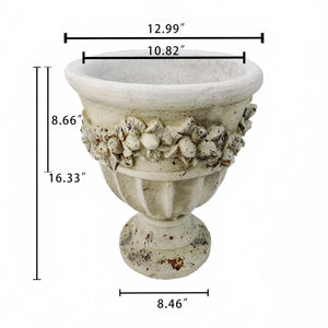 MGO Garden Planter in Rust Finish