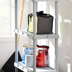 Gracious Living Knect-A-Shelf 4 Tier Light Duty Storage Shelving System (3 Pack)