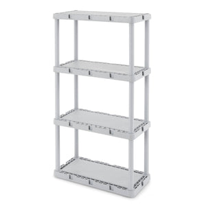 Gracious Living Knect-A-Shelf 4 Tier Light Duty Storage Shelving System (3 Pack)