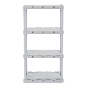 Gracious Living Knect-A-Shelf 4 Tier Light Duty Storage Shelving System (3 Pack)