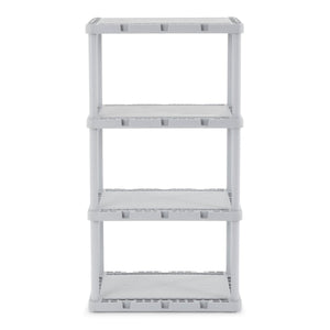 Gracious Living Knect-A-Shelf 4 Tier Light Duty Storage Shelving System (3 Pack)