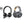 S100 Adjustable Microphone PC Wireless Headset & OneOdio Pro 10 Wired Headphones