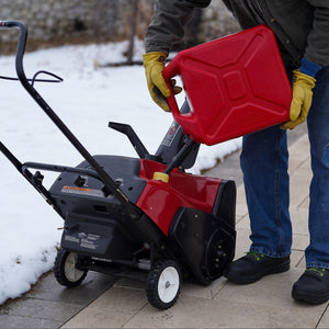 Midwest Can Company Military Style Gas Can with Quick Flow Spout, 5 Gallons, Red