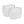 Sterilite 4.25x8x12.25 In Storage Bin w/ Carry Through Handles, Clear (16 Pack)