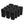 Sterilite 13 Gal Kitchen Swing Top Lidded Wastebasket Trash Can, Black (12 Pack)