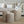 Set of 3 Rounded Wood Coffee Tables, End Tables, Plant Stands - Rustic Wood Finish