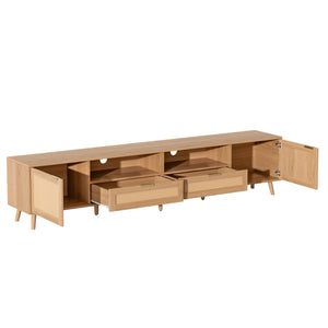 TV Stand Media Console With Cable Management