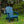 Folding Adirondack Chair with Dual Cup Holder - Navy Blue