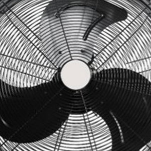 Lifesmart FGD-24Y 24 Inch Recirculating Floor Fan with Caster Wheels, Black