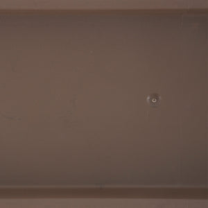 HC Companies Farmhouse Venetian 24 Inch Rectangular Flower Box Saucer, Chocolate