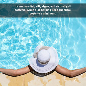 U.S. Silica 50 Pound Mystic White II Swimming Pool Filter Sand, White, 2 Pack