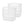 Sterilite 9.5 x 6.5 x 4 Inch Clear Open Storage Bin with Carry Handles (16 Pack)