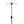 Graham Field Stainless Steel 4 Hook Deluxe IV Pole & Stand w/ Wheels, Silver