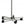 Graham Field Stainless Steel 4 Hook Deluxe IV Pole & Stand w/ Wheels, Silver