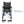 Graham Field EJ787-1 Everest & Jennings Lightweight Folding Transport Wheelchair
