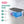Sterilite 200 Quart Clear Stackable Latching Storage Box Container, Grey, 3 Pack