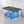 Sterilite 200 Quart Clear Stackable Latching Storage Box Container, Grey, 3 Pack