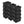 Sterilite 19 Gal Rugged Industrial Stackable Storage Tote w/ Lid, Black, 12 Pack