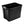 Sterilite 27 Gal Rugged Industrial Stackable Storage Tote w/ Lid, Black, 8 Pack