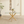 Rectangular Glass Dining Table with Gold-Plated Legs