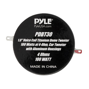 Pyle Pro Coil Titanium Dome Crossover Sound Tweeter for Car Component Stereo
