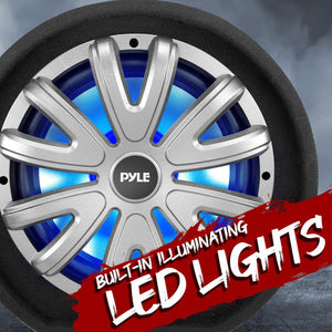 Pyle 12-Inch 600W Enclosed Carpeted Car Audio Subwoofer Tube Speaker System