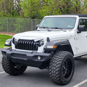 AMERICAN MODIFIED Front Mesh Grille for 2018+ Jeep Wrangler JL & Gladiator JT