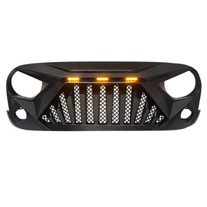 AMERICAN MODIFIED Goliath Grill Compatible w/ 2007-18 Jeep Wrangler JK (Damaged)