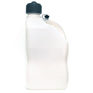 VP Racing 5.5 Gal Motorsport Racing Liquid Container Utility Jug, White (8 Pack)
