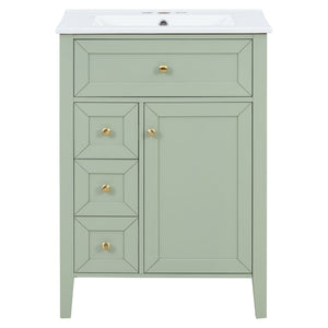 Bathroom Vanity With Sink, Soft Closing Cabinet