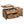FABATO 41.7 Inch Lift Top Rustic Open Storage Coffee Table with Drawers, Brown - TRAPSKI