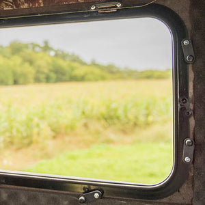 Banks Outdoors STFWVIS Box Blind 45 In Framed Vision Camouflage Long Window Kit