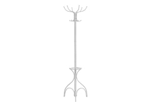 Coat Rack Hall Tree with 12 Hooks and Umbrella Holder