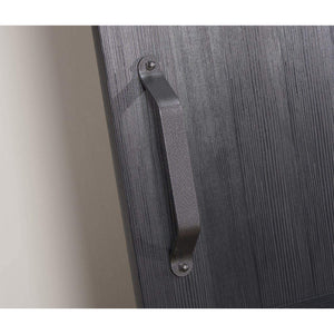 LTL Home Products MLB3684BHKD Millbrooke Ready to Assemble PVC Barn Door, Black