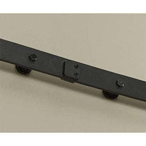 LTL Home Products MLB3684BHKD Millbrooke Ready to Assemble PVC Barn Door, Black